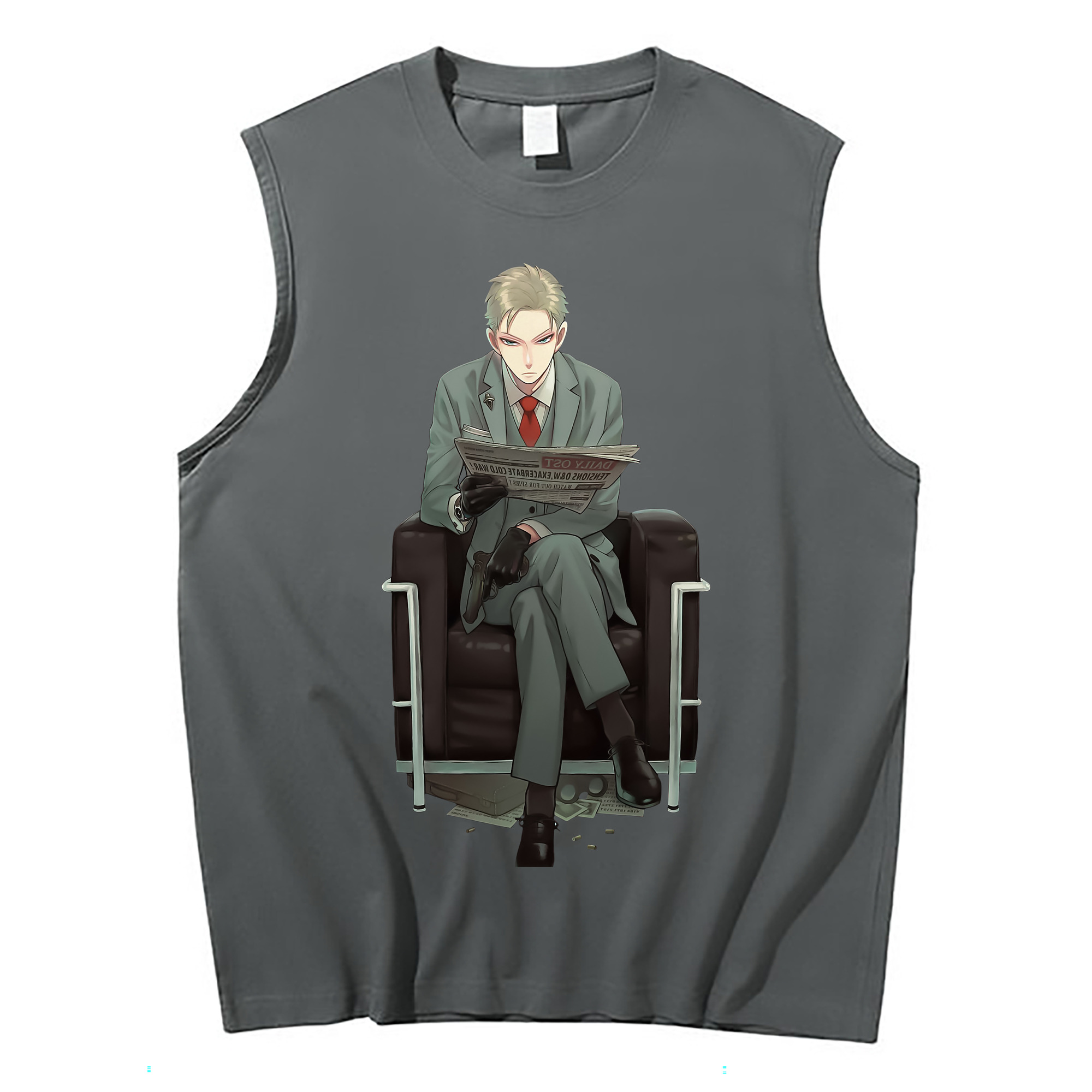 （画像用） SPY×FAMILY间谍家家酒 コットン100％タンクトップ（フロントプリント）